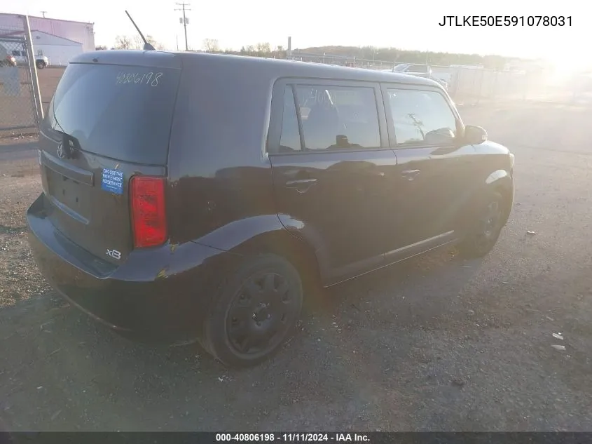 2009 Scion Xb VIN: JTLKE50E591078031 Lot: 40806198