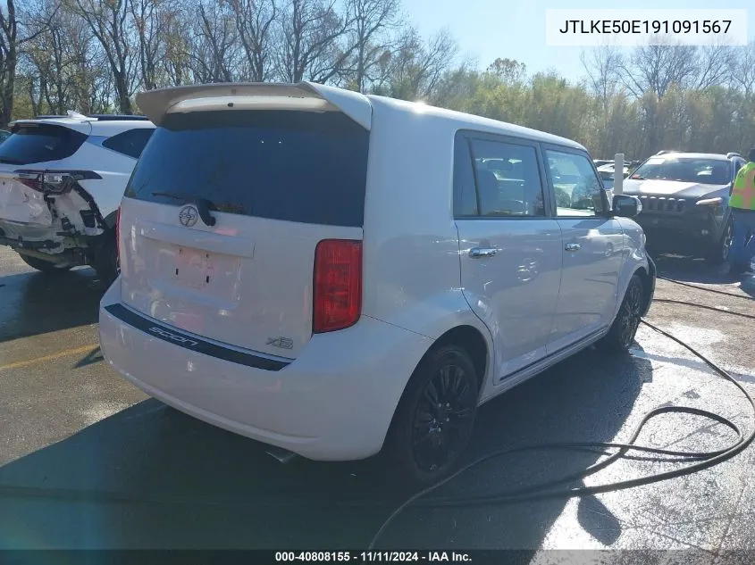 2009 Scion Xb VIN: JTLKE50E191091567 Lot: 40808155