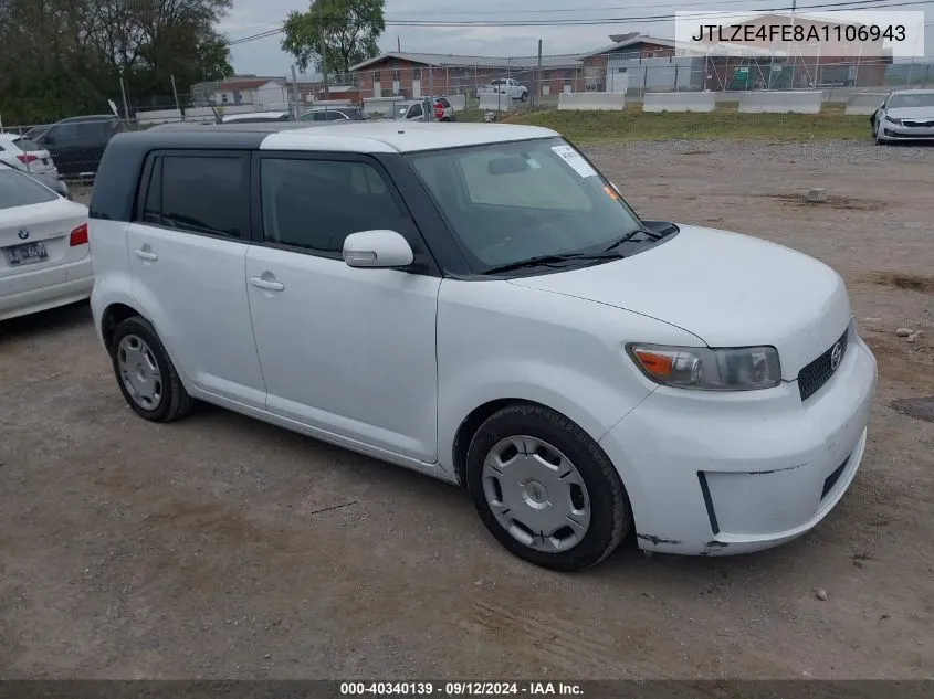 2010 Scion Xb Xb VIN: JTLZE4FE8A1106943 Lot: 40340139