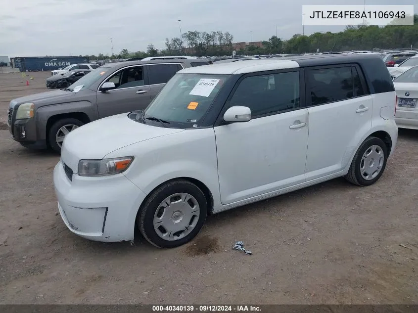 2010 Scion Xb Xb VIN: JTLZE4FE8A1106943 Lot: 40340139