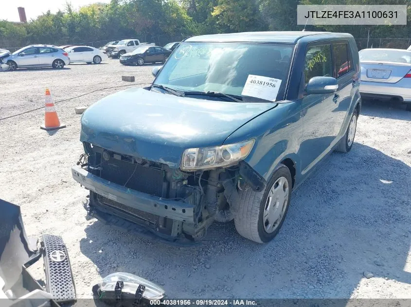 2010 Scion Xb VIN: JTLZE4FE3A1100631 Lot: 40381956