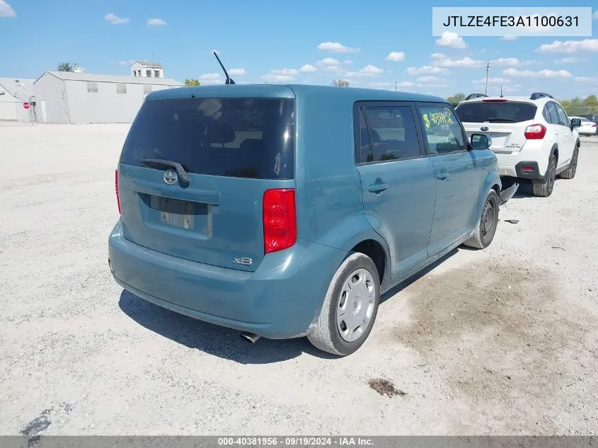 2010 Scion Xb VIN: JTLZE4FE3A1100631 Lot: 40381956