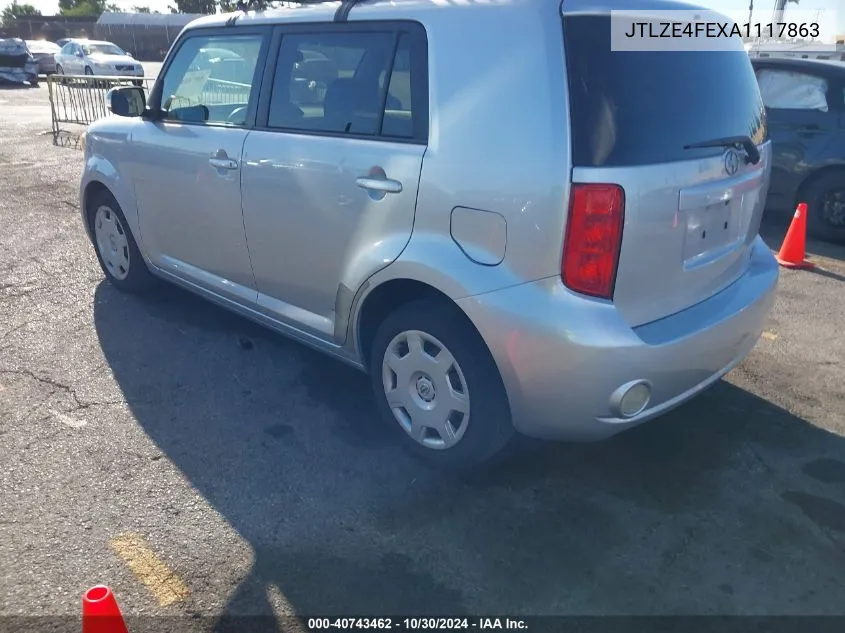 2010 Scion Xb VIN: JTLZE4FEXA1117863 Lot: 40743462