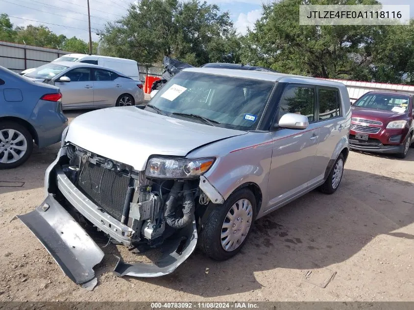 2010 Scion Xb VIN: JTLZE4FE0A1118116 Lot: 40783092