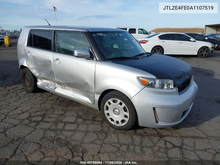 2010 Scion Xb VIN: JTLZE4FE0A1107519 Lot: 40789564