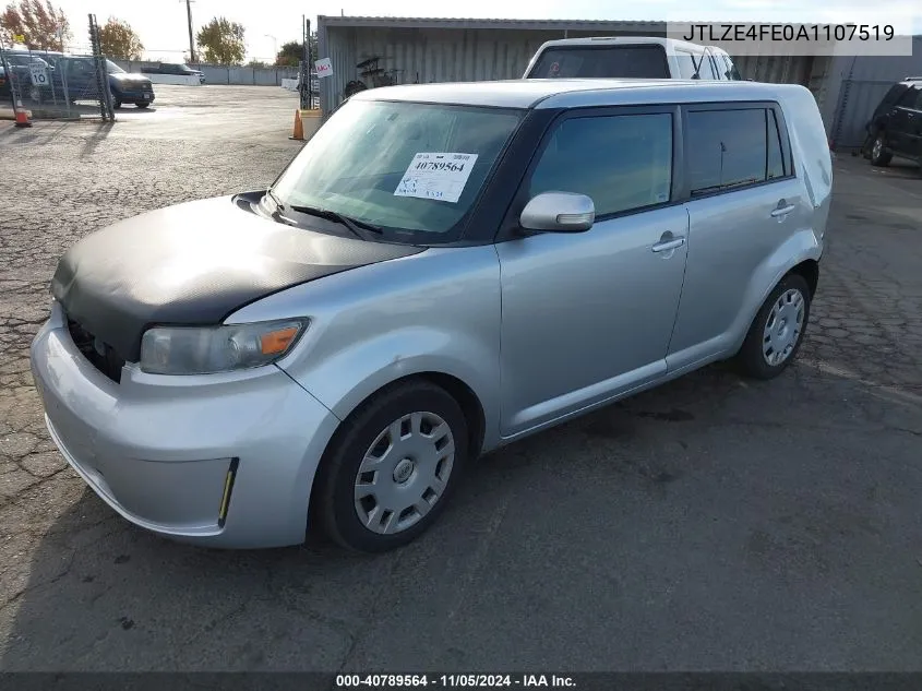 2010 Scion Xb VIN: JTLZE4FE0A1107519 Lot: 40789564