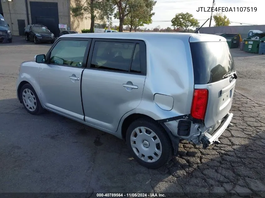 2010 Scion Xb VIN: JTLZE4FE0A1107519 Lot: 40789564