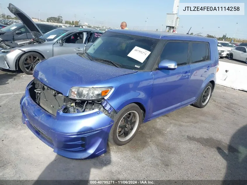 2010 Scion Xb Release Series 7.0 VIN: JTLZE4FE0A1114258 Lot: 40795271