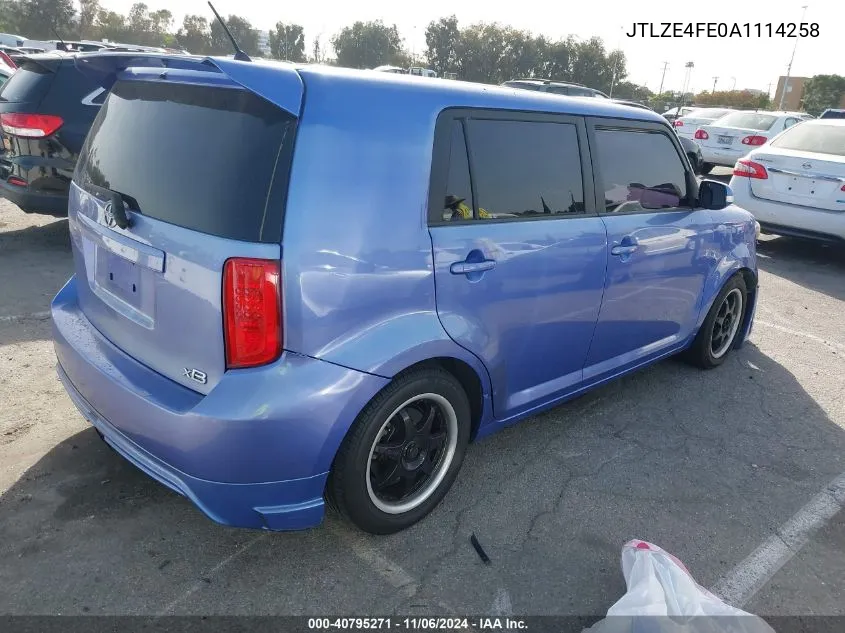 2010 Scion Xb Release Series 7.0 VIN: JTLZE4FE0A1114258 Lot: 40795271