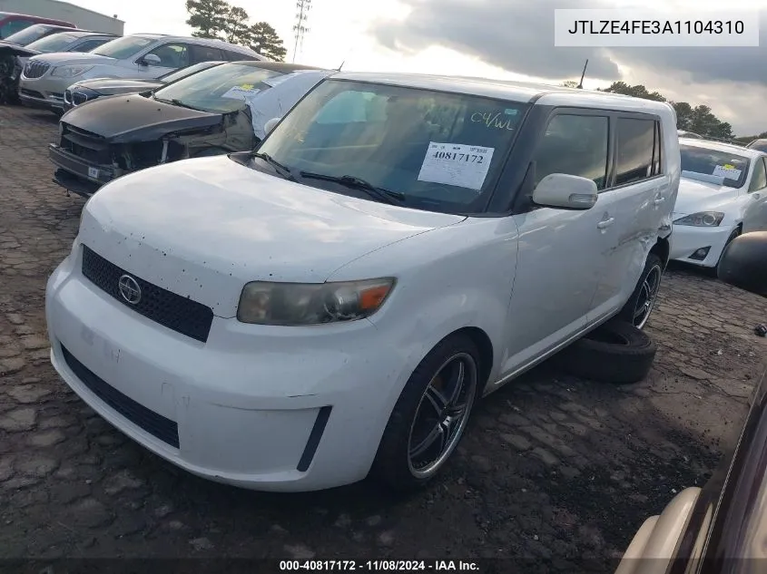 2010 Scion Xb VIN: JTLZE4FE3A1104310 Lot: 40817172