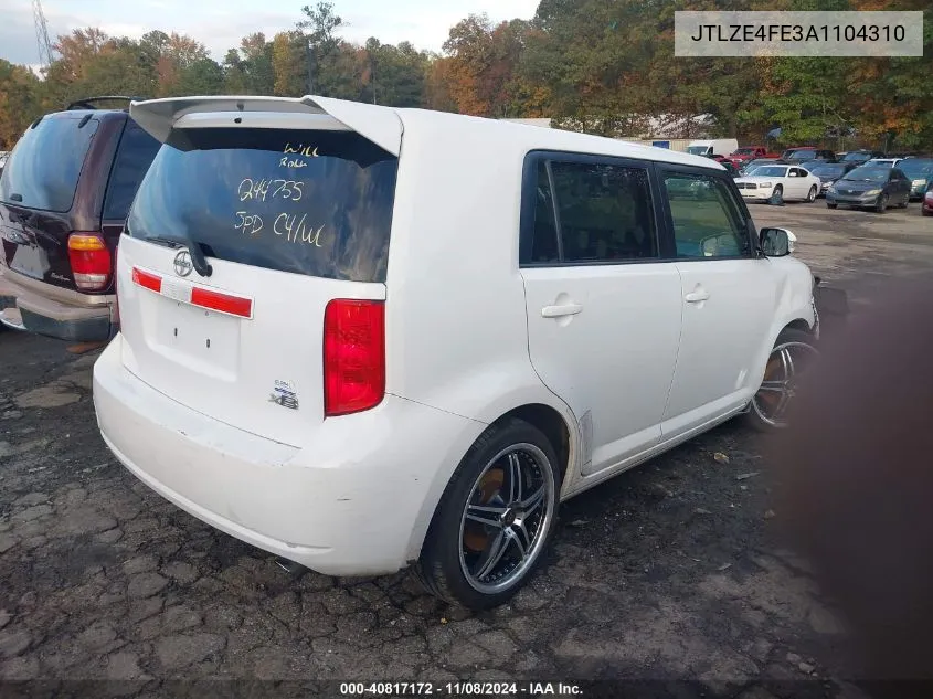 2010 Scion Xb VIN: JTLZE4FE3A1104310 Lot: 40817172