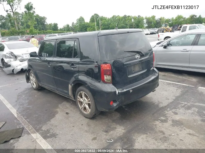 2011 Scion Xb VIN: JTLZE4FEXB1123017 Lot: 39373832