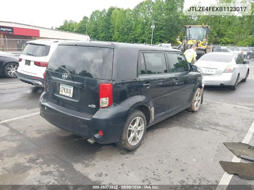 2011 Scion Xb VIN: JTLZE4FEXB1123017 Lot: 39373832