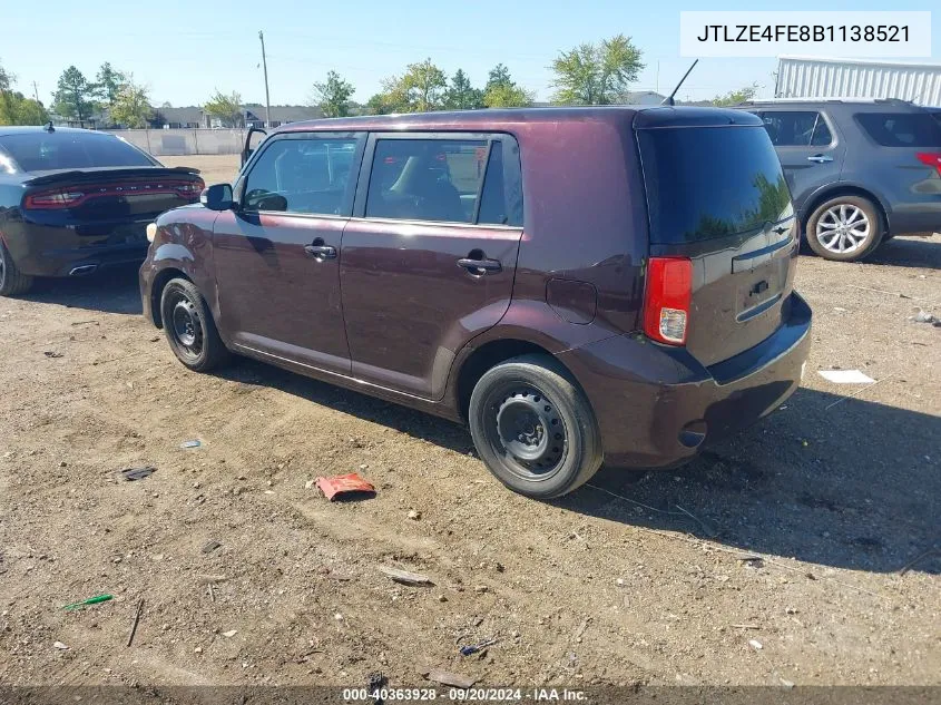 2011 Scion Xb VIN: JTLZE4FE8B1138521 Lot: 40363928