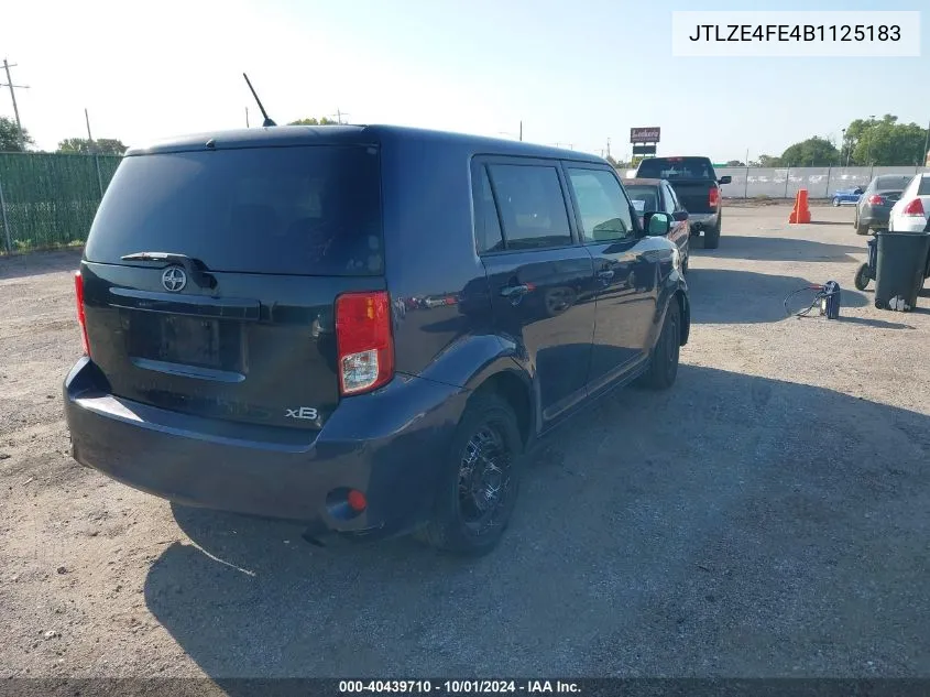 2011 Scion Xb Xb VIN: JTLZE4FE4B1125183 Lot: 40439710