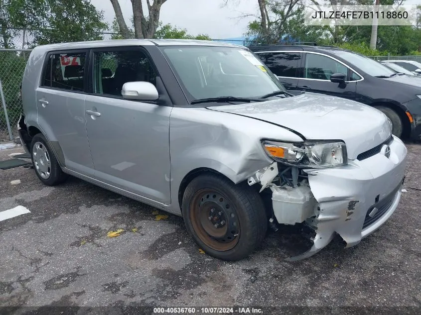 2011 Scion Xb Base (Retail Orders Only) (A4) VIN: JTLZE4FE7B1118860 Lot: 40536760