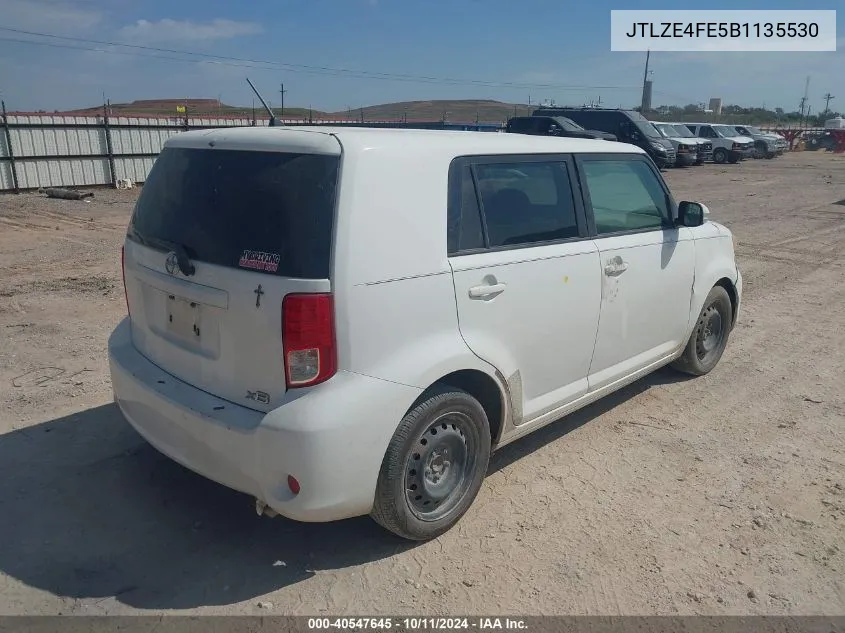 2011 Scion Xb Base (Retail Orders Only) (A4) VIN: JTLZE4FE5B1135530 Lot: 40547645