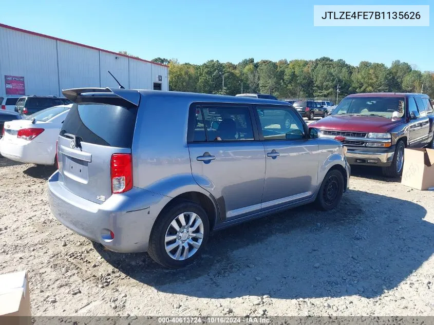 2011 Scion Xb VIN: JTLZE4FE7B1135626 Lot: 40613724