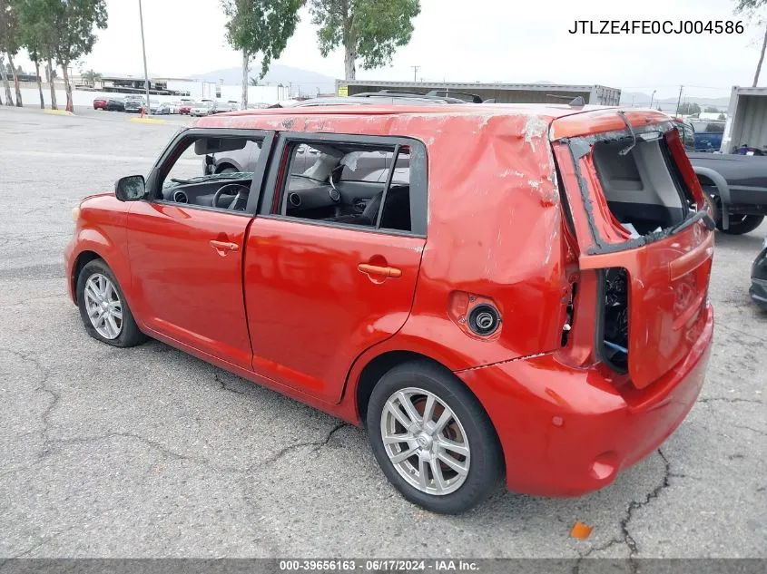 2012 Scion Xb Release Series 9.0 VIN: JTLZE4FE0CJ004586 Lot: 39656163