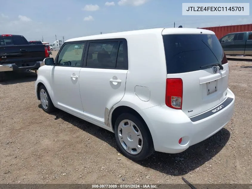 2012 Scion Xb VIN: JTLZE4FEXC1145701 Lot: 39773089