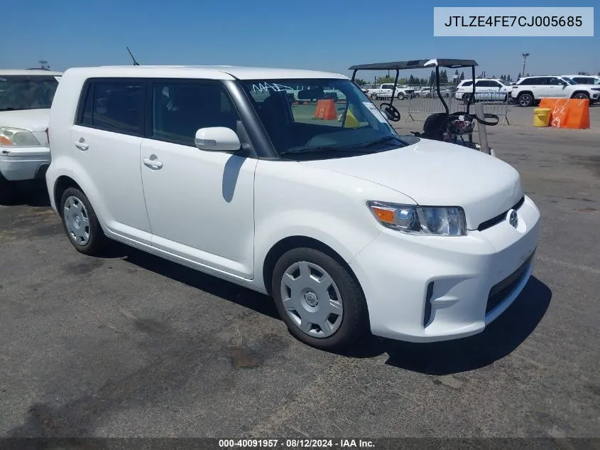 JTLZE4FE7CJ005685 2012 Scion Xb