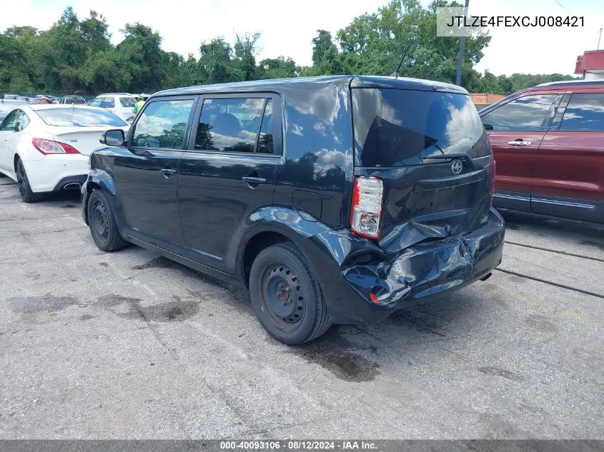 2012 Scion Xb VIN: JTLZE4FEXCJ008421 Lot: 40093106