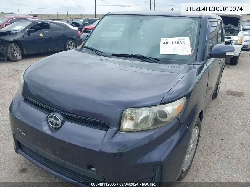 2012 Scion Xb VIN: JTLZE4FE3CJ010074 Lot: 40112835