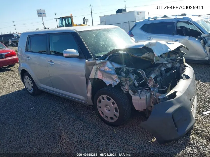 JTLZE4FE7CJ026911 2012 Scion Xb