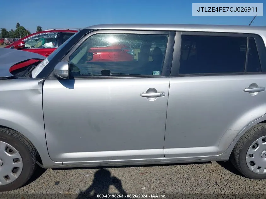 JTLZE4FE7CJ026911 2012 Scion Xb