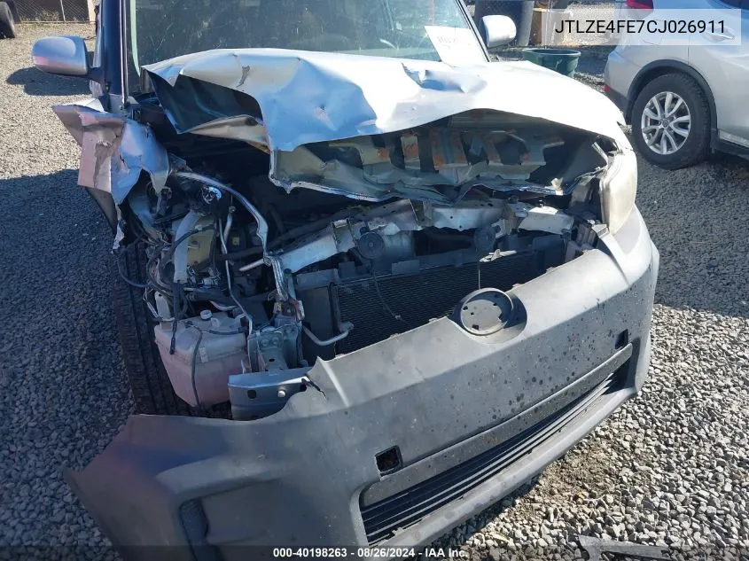 JTLZE4FE7CJ026911 2012 Scion Xb