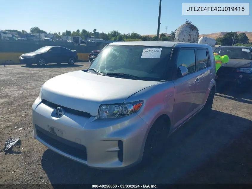 2012 Scion Xb VIN: JTLZE4FE4CJ019415 Lot: 40256658