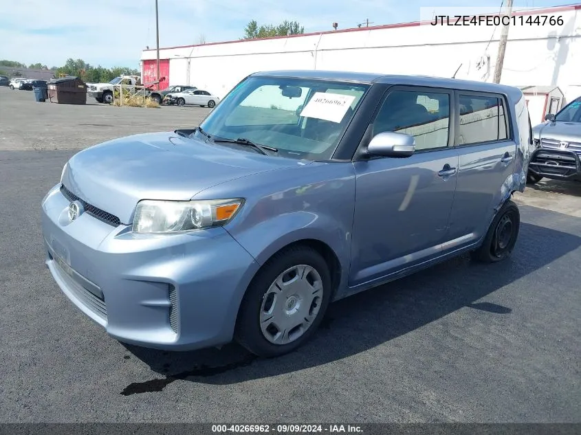 2012 Scion Xb VIN: JTLZE4FE0C1144766 Lot: 40266962