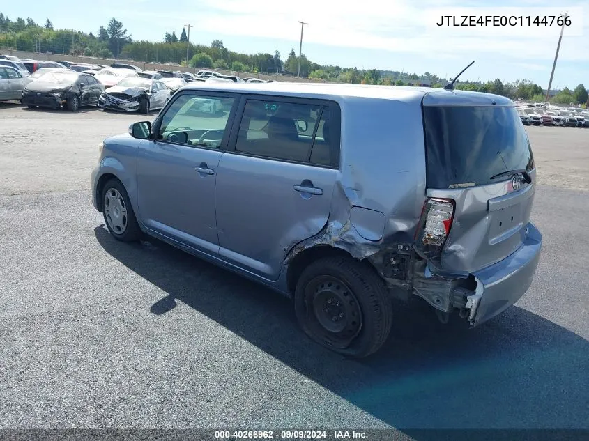 2012 Scion Xb VIN: JTLZE4FE0C1144766 Lot: 40266962