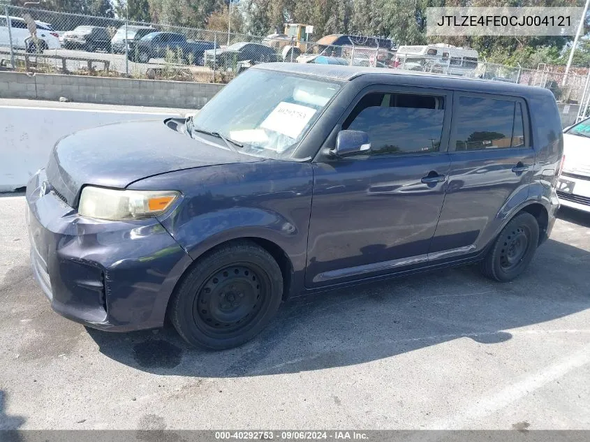 2012 Scion Xb VIN: JTLZE4FE0CJ004121 Lot: 40292753