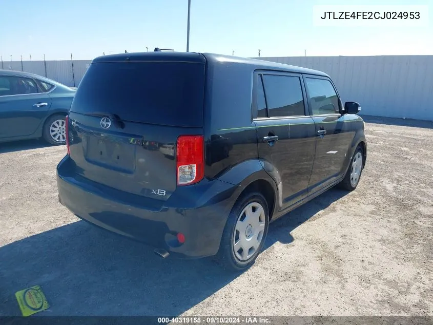 2012 Scion Xb VIN: JTLZE4FE2CJ024953 Lot: 40319155