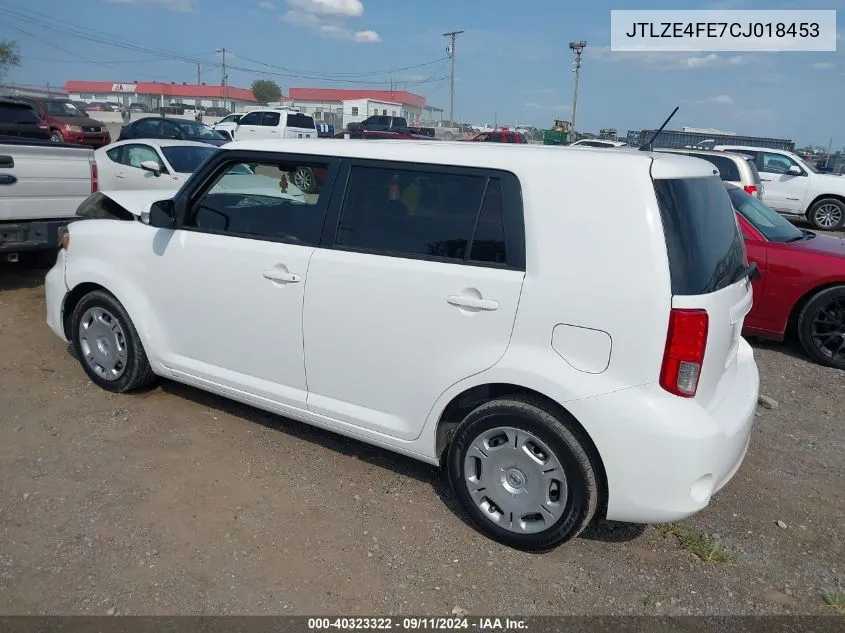 JTLZE4FE7CJ018453 2012 Scion Xb