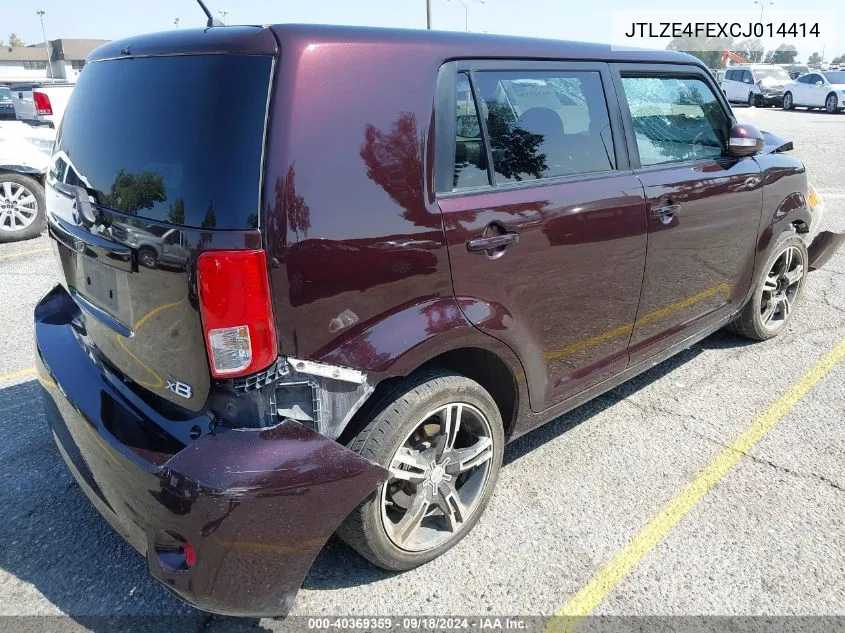 2012 Scion Xb VIN: JTLZE4FEXCJ014414 Lot: 40369359