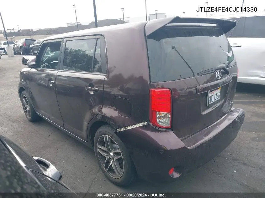 2012 Scion Xb VIN: JTLZE4FE4CJ014330 Lot: 40377751