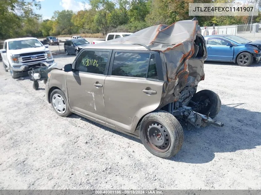 2012 Scion Xb VIN: JTLZE4FEXC1141907 Lot: 40381186