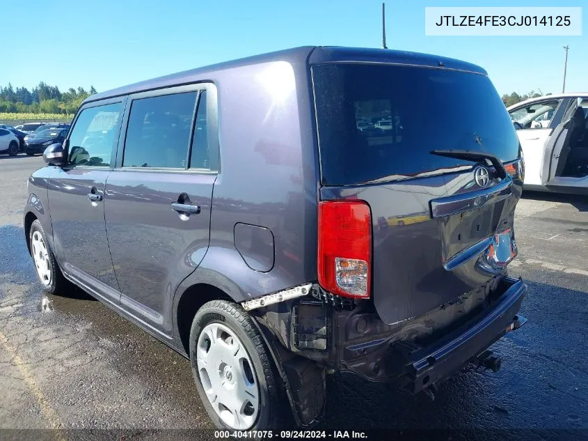 2012 Scion Xb VIN: JTLZE4FE3CJ014125 Lot: 40417075