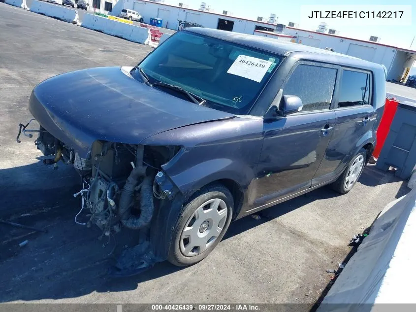 2012 Scion Xb VIN: JTLZE4FE1C1142217 Lot: 40426439