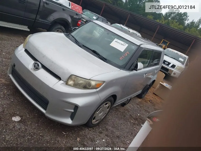 JTLZE4FE9CJ012184 2012 Scion Xb