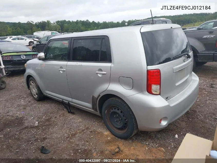 JTLZE4FE9CJ012184 2012 Scion Xb