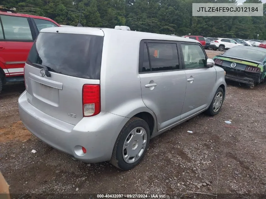 2012 Scion Xb VIN: JTLZE4FE9CJ012184 Lot: 40432097