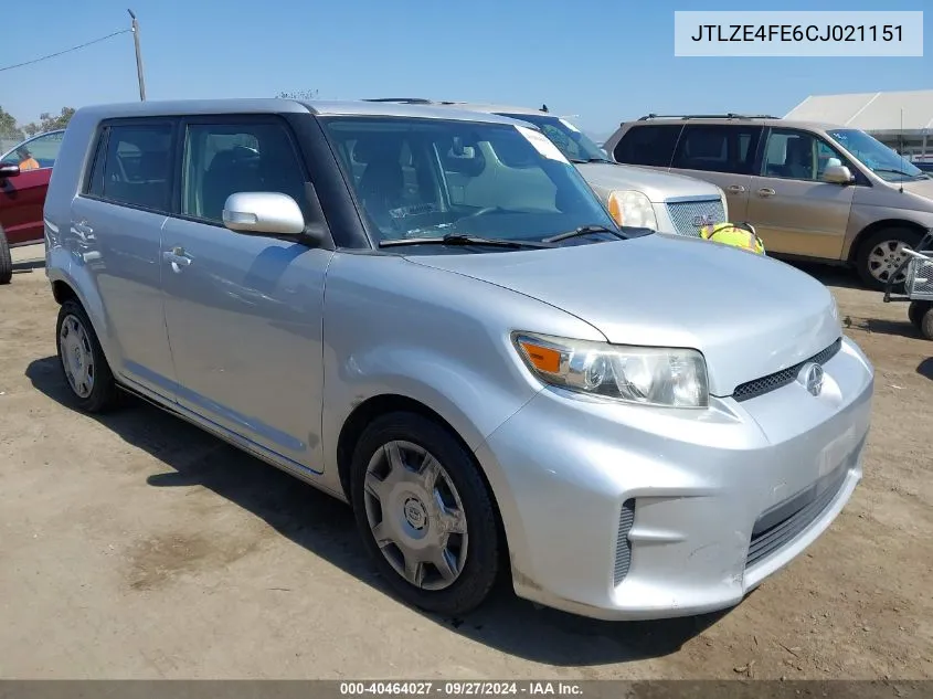 JTLZE4FE6CJ021151 2012 Scion Xb