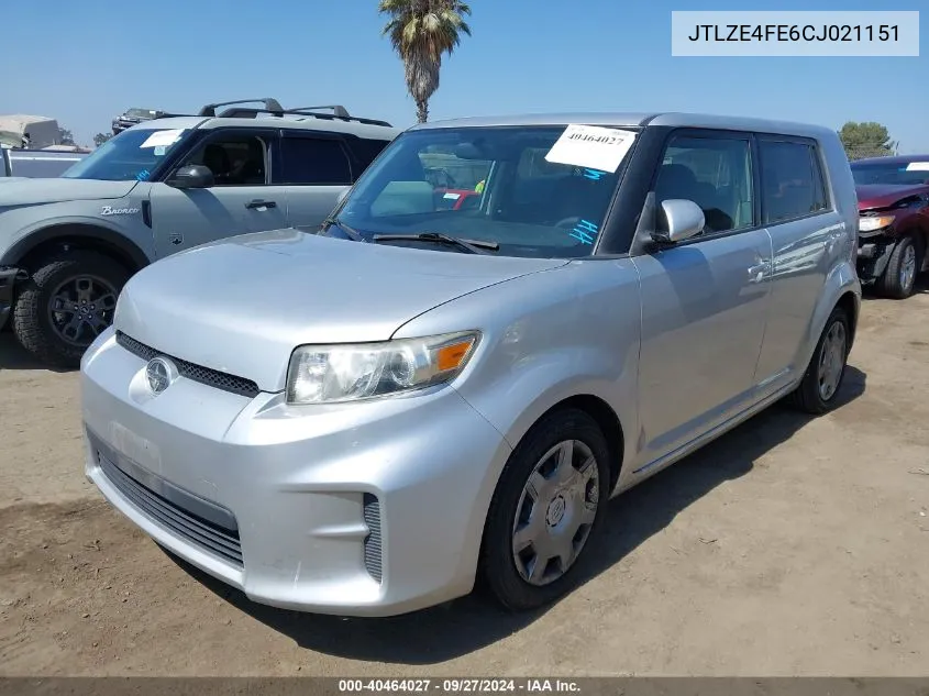 2012 Scion Xb VIN: JTLZE4FE6CJ021151 Lot: 40464027