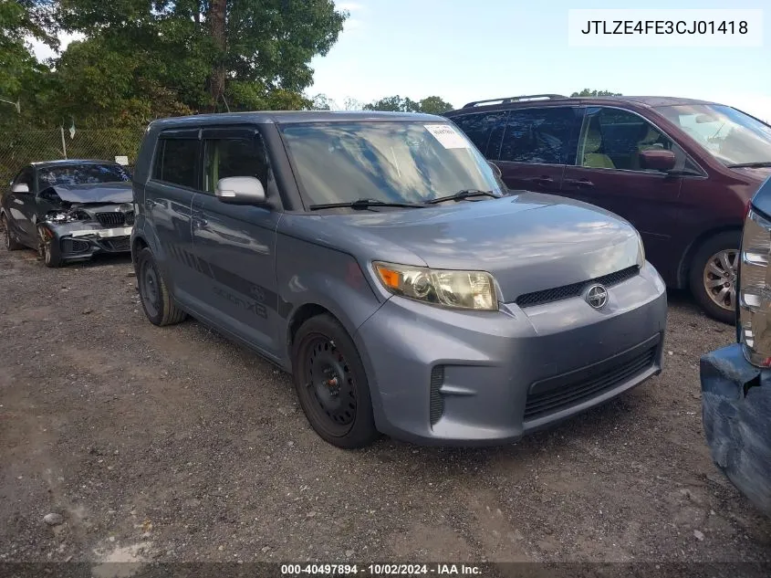 2012 Scion Xb VIN: JTLZE4FE3CJ01418 Lot: 40497894