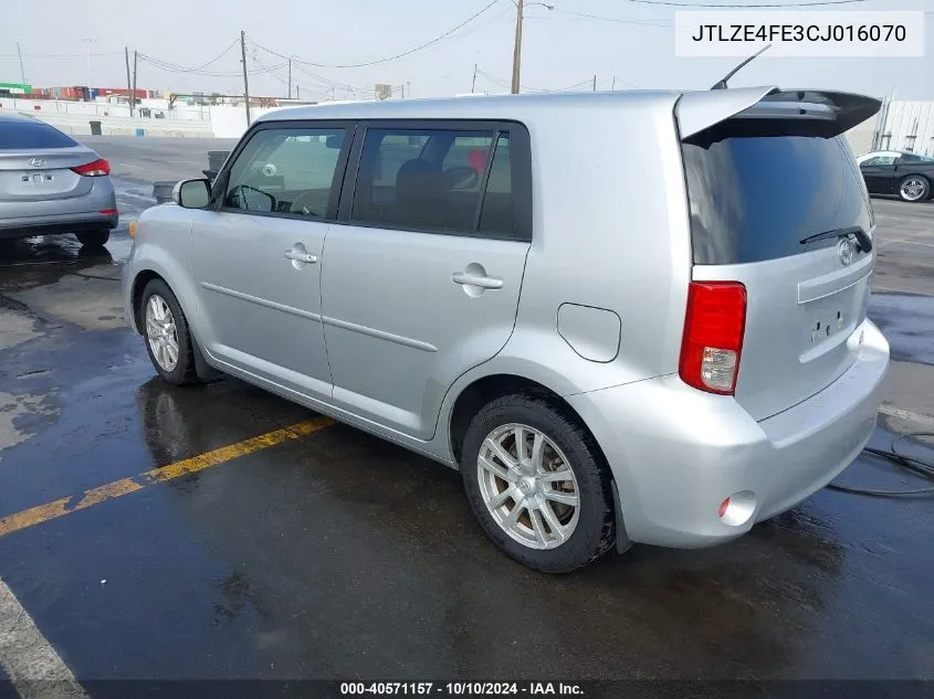 2012 Scion Xb VIN: JTLZE4FE3CJ016070 Lot: 40571157