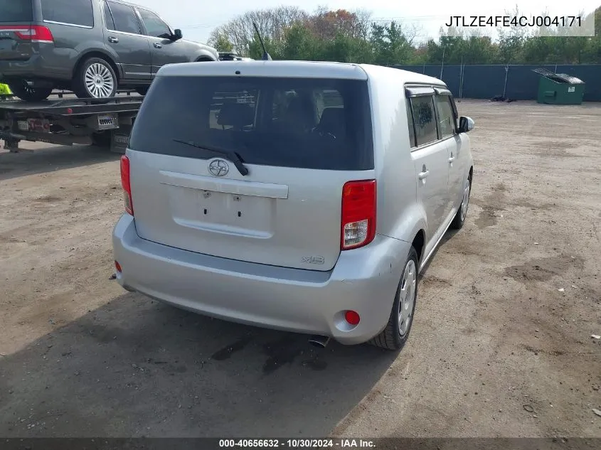 2012 Scion Xb VIN: JTLZE4FE4CJ004171 Lot: 40656632