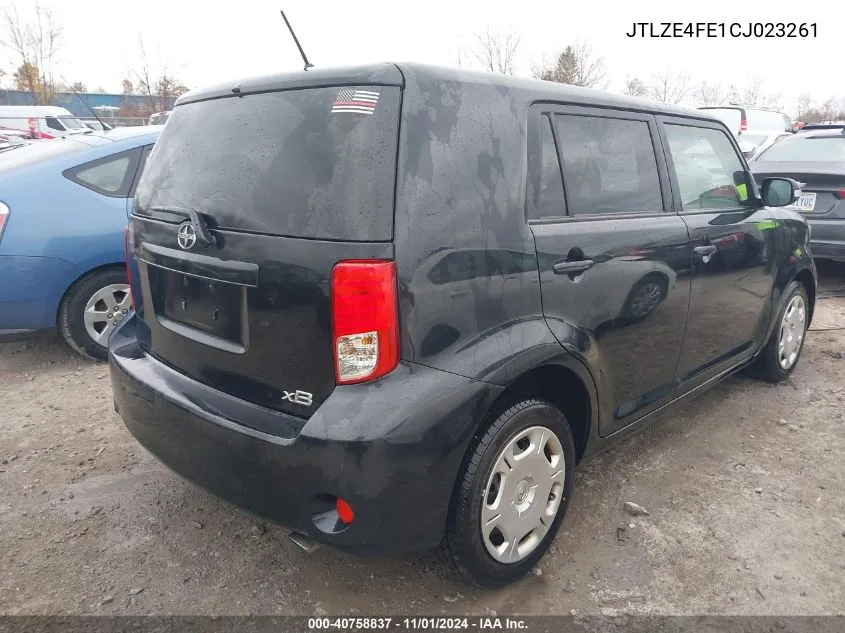 2012 Scion Xb VIN: JTLZE4FE1CJ023261 Lot: 40758837